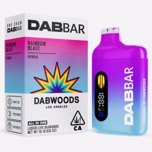 DAB BAR 2.0 LIQUID DIAMOND 1G RAINBOW BLAST Dab Bar Rainbow Blast